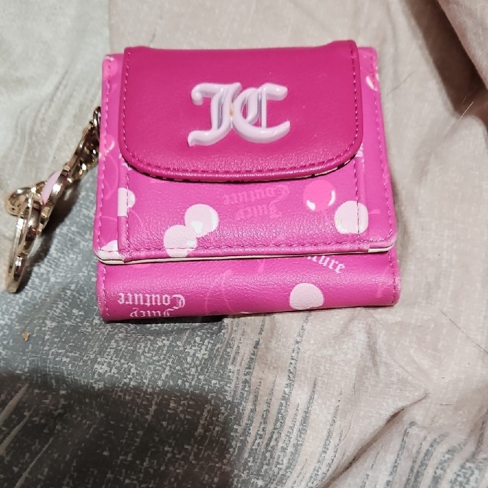 Juicy Couture Pink And Cream Wallet